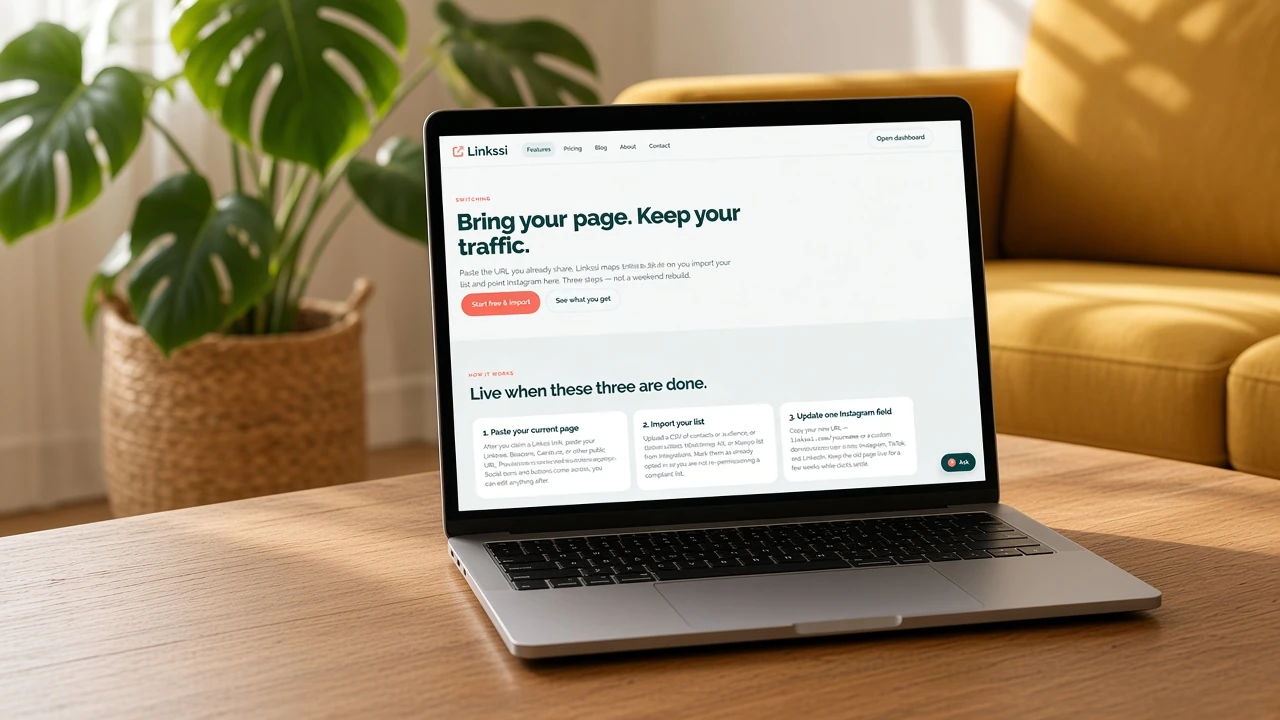Linkssi switching tool โ bring your page, keep your traffic