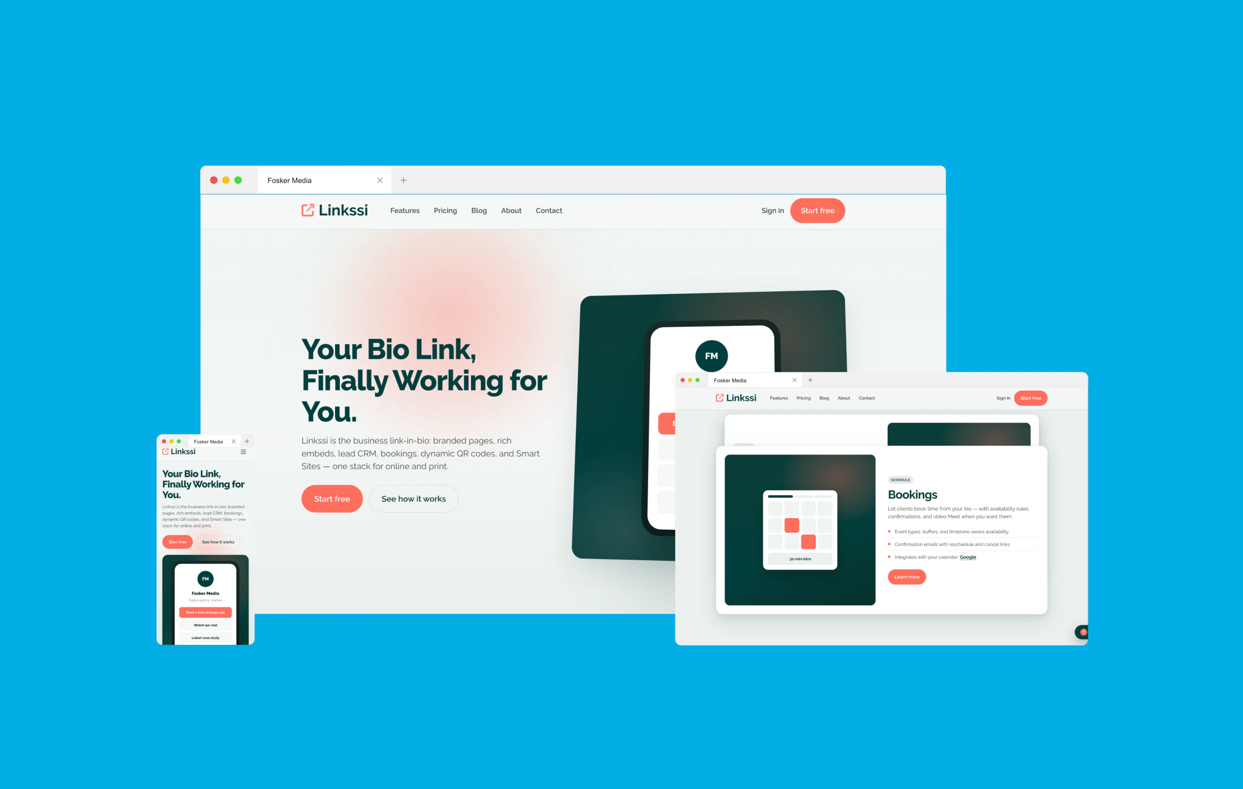 Linkssi website by Fosker Media